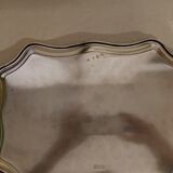 Large english silver metal tray