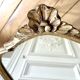 Miroir rocaille style Louis XV doré , 50 x 31 cm