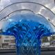 Art glass design mid-century glass vase 1960s - Czechoslovakia