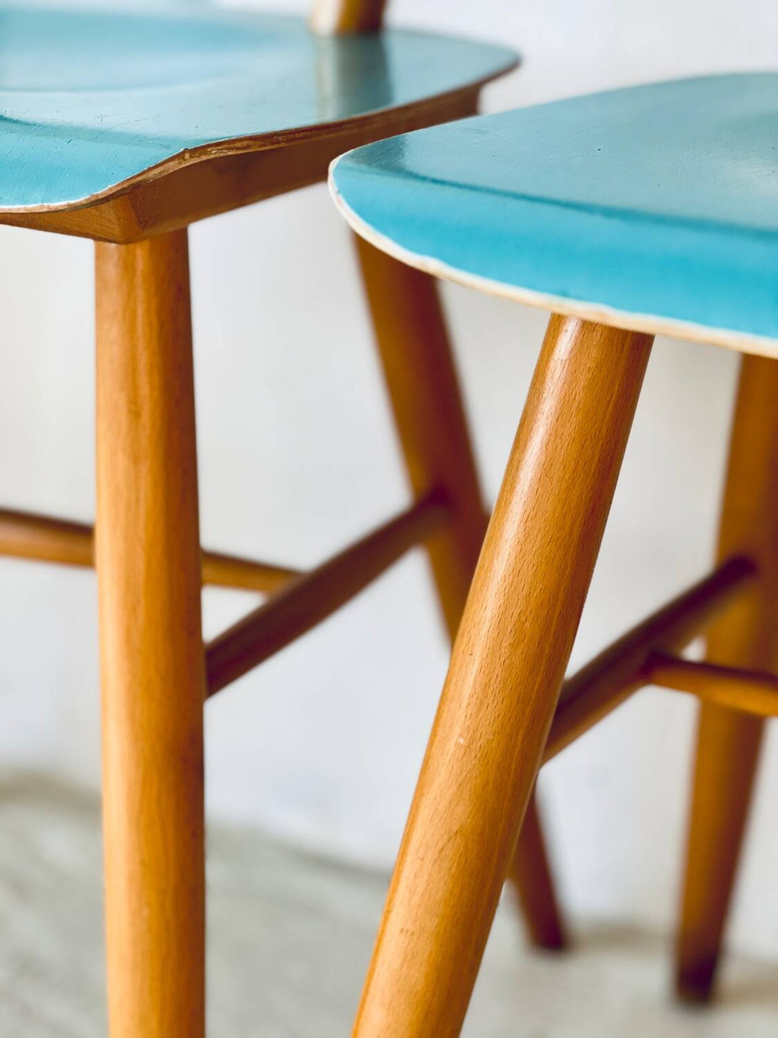 Chaises Birtro de Ton, années 1960.