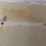 Wall lampc brass and opaline