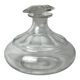 Faceted glass carafe with stopper from Italy circa 1950.