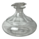 Faceted glass carafe with stopper from Italy circa 1950.