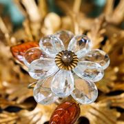 Maison Baguès ceiling light in crystal and gilded iron, 15 lights.