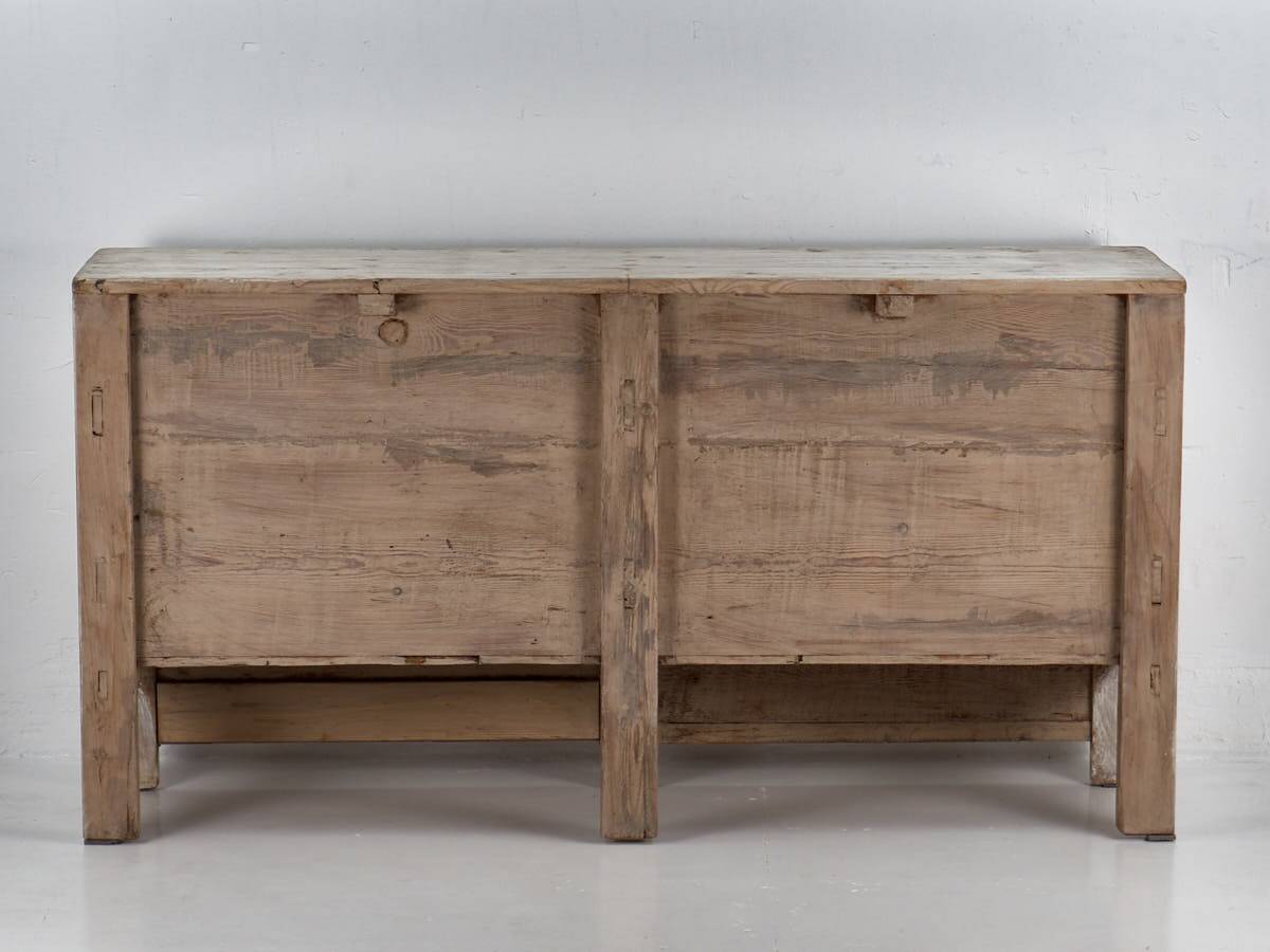 Old white wooden sideboard (circa 1870)