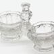 Vintage pressed glass salt shaker