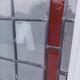 Antique solid wood glass door
