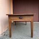Solid wood farmhouse table