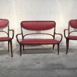 Seat and 2 armchairs 1900 Thonet