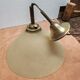 Art Deco conical suspension, opaline and brass