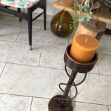 Plant holder in wicker vintage