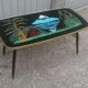 Former black coffee table