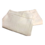 Lot de 2 draps anciens en toile blanche