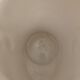 Vintage white ceramic face-shaped vase or planter