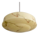 Grand plafonnier beige Art Déco - années 1930-1950