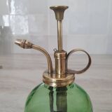 Ancien vaporisateur en laiton et verre