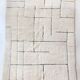 Moroccan Berber carpet Beni Ouarain ecru with black graphic patterns engraved 294x199cm