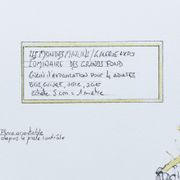 François delaroziere, luminaire des grands fonds, 2008. original lithograph signed