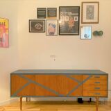 Restored vintage 60s low sideboard