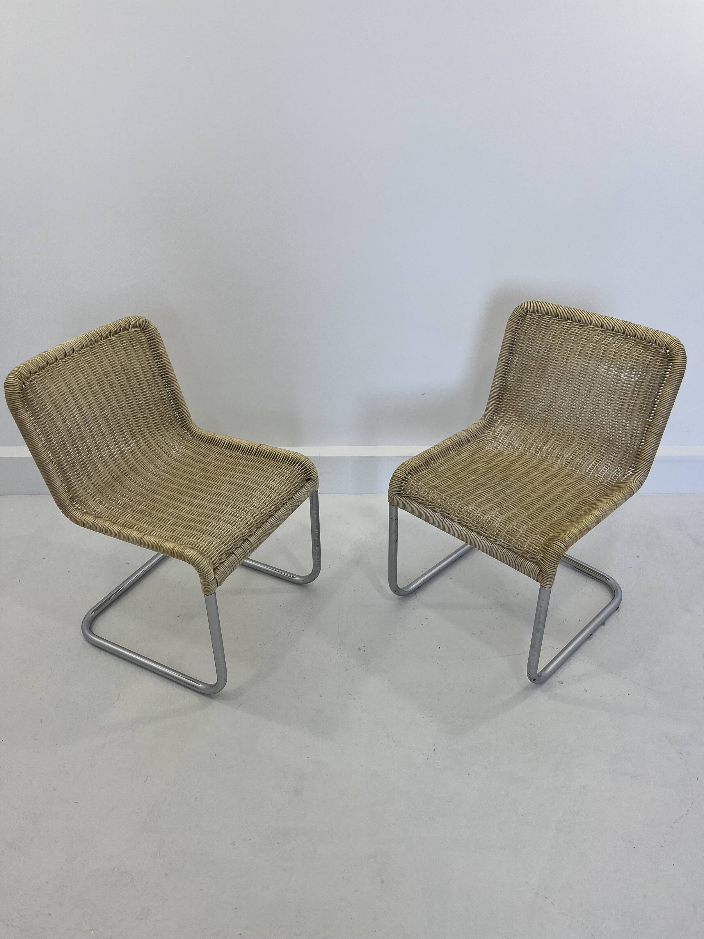 Set of Chairs by A. Lorenz for Tecta, Germany, 1970s