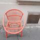 Rattan basket armchair
