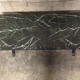 Lower formica and wrought iron table