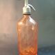 A.Julien Orleans twisted pink glass siphon