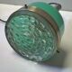 Suspension en verre de Murano vert et blanc de Vistosi Italie 1960