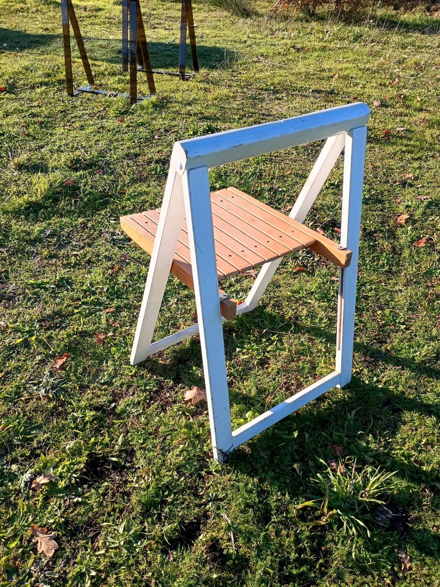 Chaise pliante par Aldo jacober