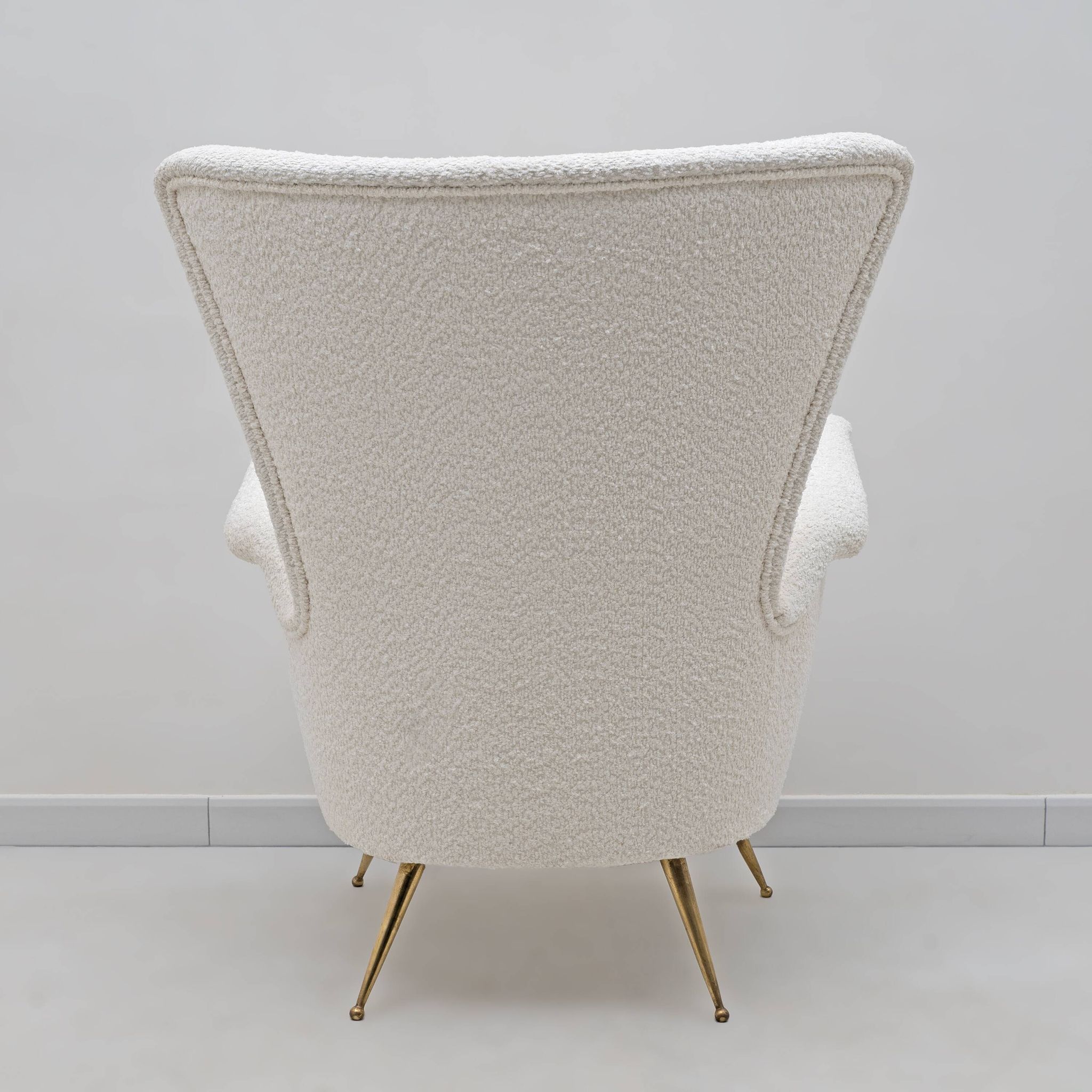 Art Dèco Italian Lounge Armchair from 50s,