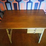 Louis Sognot rattan desk