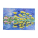Oil on canvas water lilies
