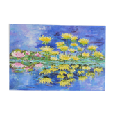 Huile sur toile nénuphars