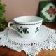 Grande tasse à chocolat Badonviller, cerisette