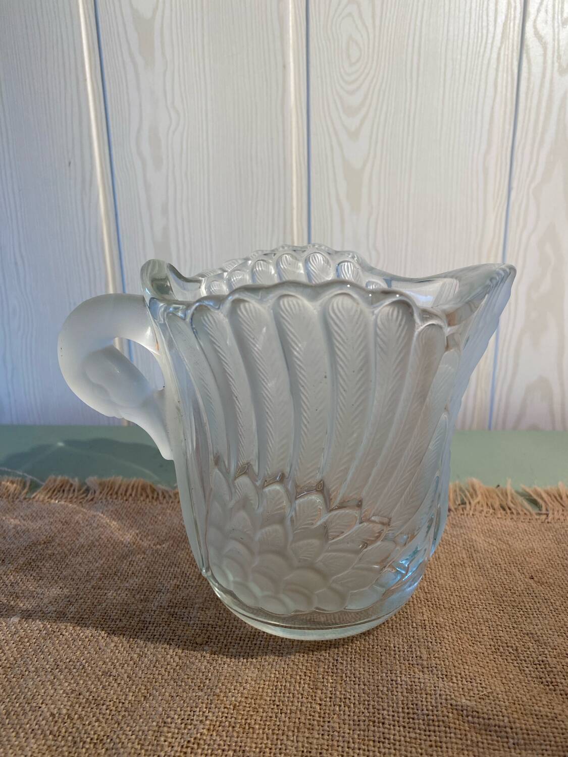 Carafe en cristal art déco