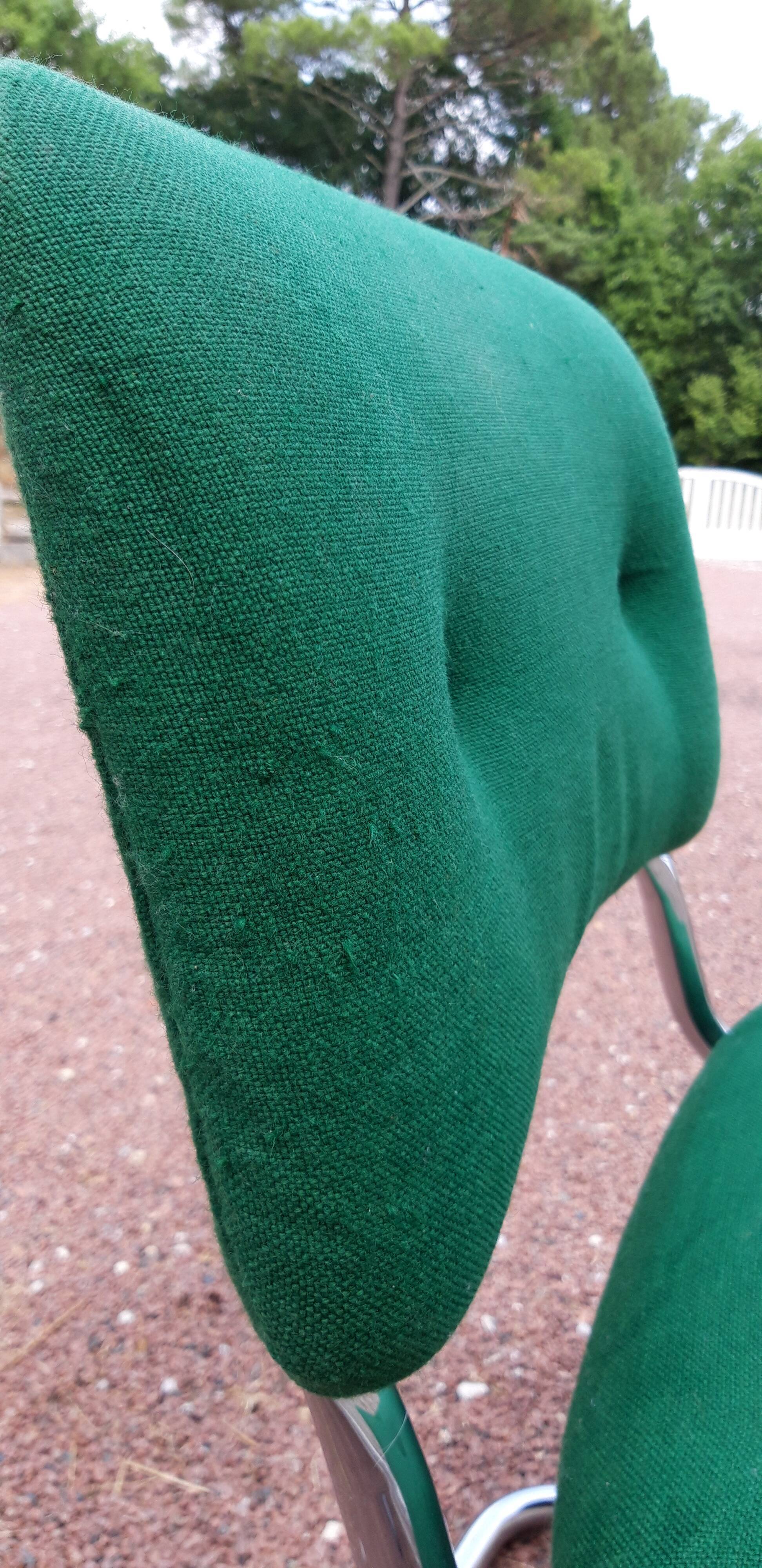 Chaise Stafor Steelcase verte