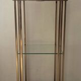 Belgo Chrom shelf 23kt gold plated from the 70s