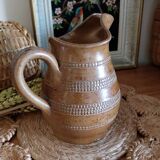 Small vintage stoneware pitcher