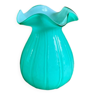 Blown glass vase