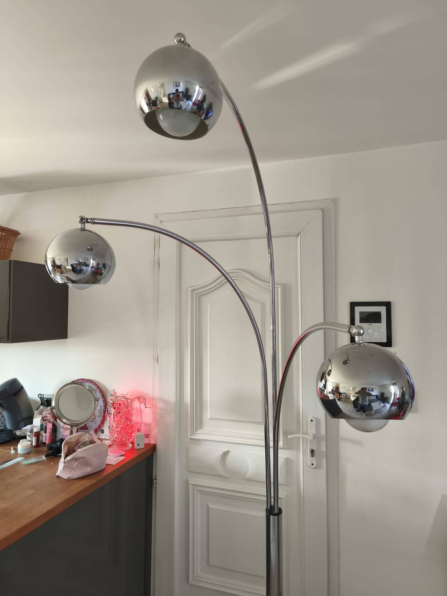 Three-Ball Floor Lamp by Goffredo Reggiani, Italy, 1960
