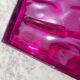 Plateau Kartell Dune rose par Mario Bellini