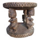 African art, tribal art, antique caryatid stool