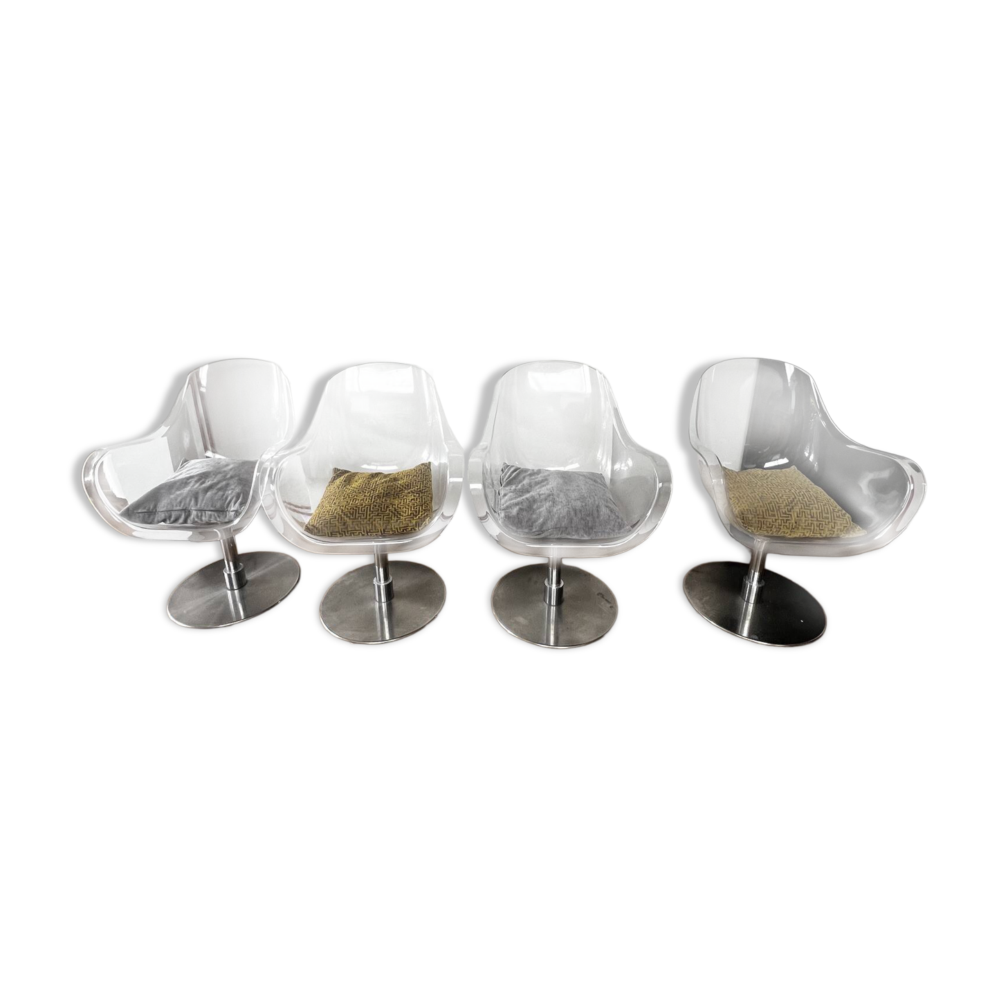 SET OF 4 DESIGN ARMCHAIRS