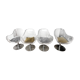 SET OF 4 DESIGN ARMCHAIRS