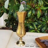 Small brass vase