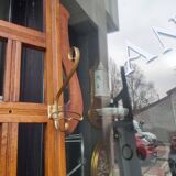 Old vintage coat rack wardrobe