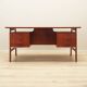 Teak desk, Danish design, 1970s, manufacture: Omann Jun