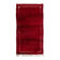 Solid Red Vintage Hand-Knotted Turkish Tulu Rug with Minimalist Ivory Border. 100% Wool