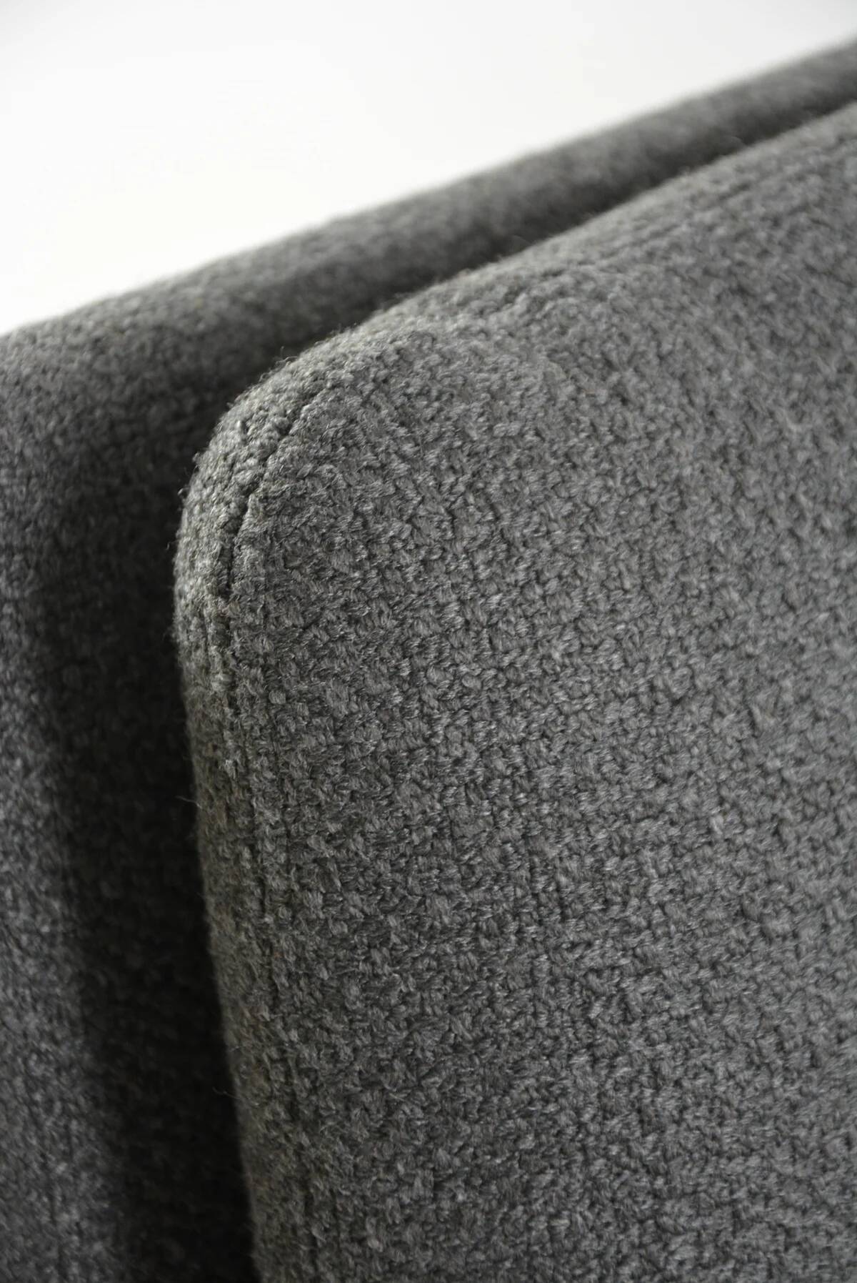 Anthracite grey banquette from the 1970s