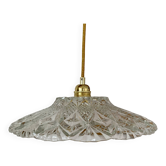 Vintage glass lampshade pendant light - tableware collection -